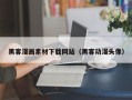 济南黑客漫画素材下载网站（黑客动漫头像）